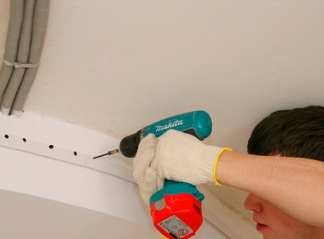 Установка натяжных потолков Установка натяжных потолков